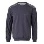 antrasit omuz detaylı siyah şeritli MONEEY sweatshirt