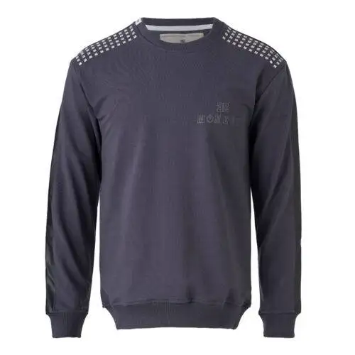 antrasit omuz detaylı siyah şeritli MONEEY sweatshirt